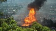 5 Orang Terluka dalam Kebakaran Pipa Gas di Subang Jaya Malaysia