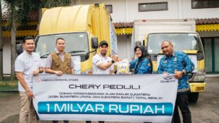 Chery Salurkan Bantuan Rp1 Miliar untuk Korban Banjir dan Longsor di Sumatera